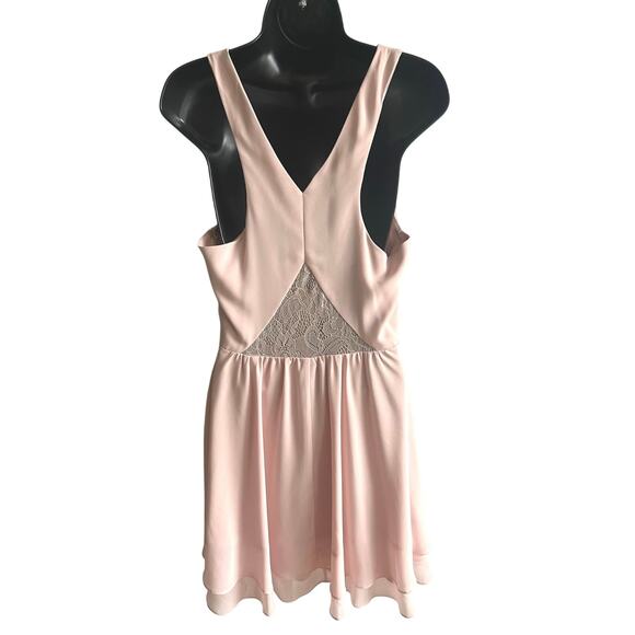 NWT BCBGeneration Powder Pink Dress Balletcore Romantic Coquette Size 10 Girly - Picture 4 of 8